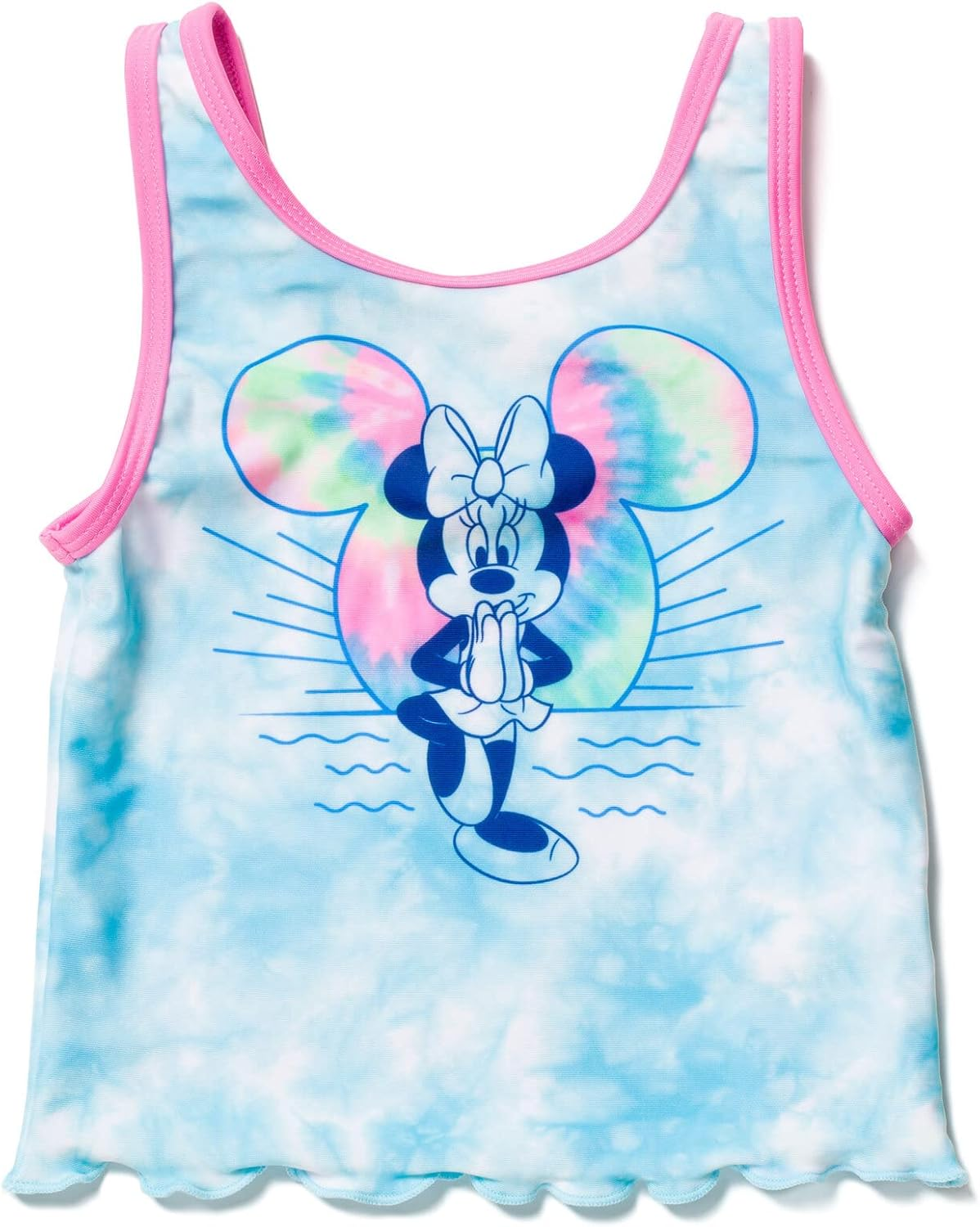 Disney Minnie Mouse Racerback Tankini Top and Bikini Bottom Swim Set Infant to Big Kid image number 4