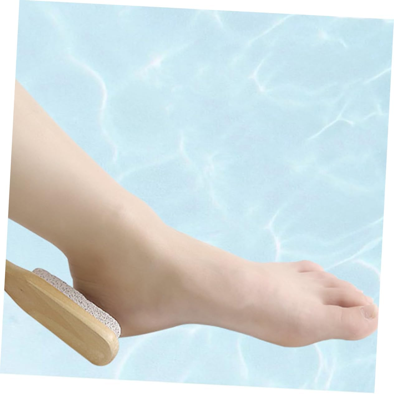 AUTSUPPL 2Pcs Nail Buffer Block Pumice Stone Cleaning Brush Body Exfoliator for Callus Removal