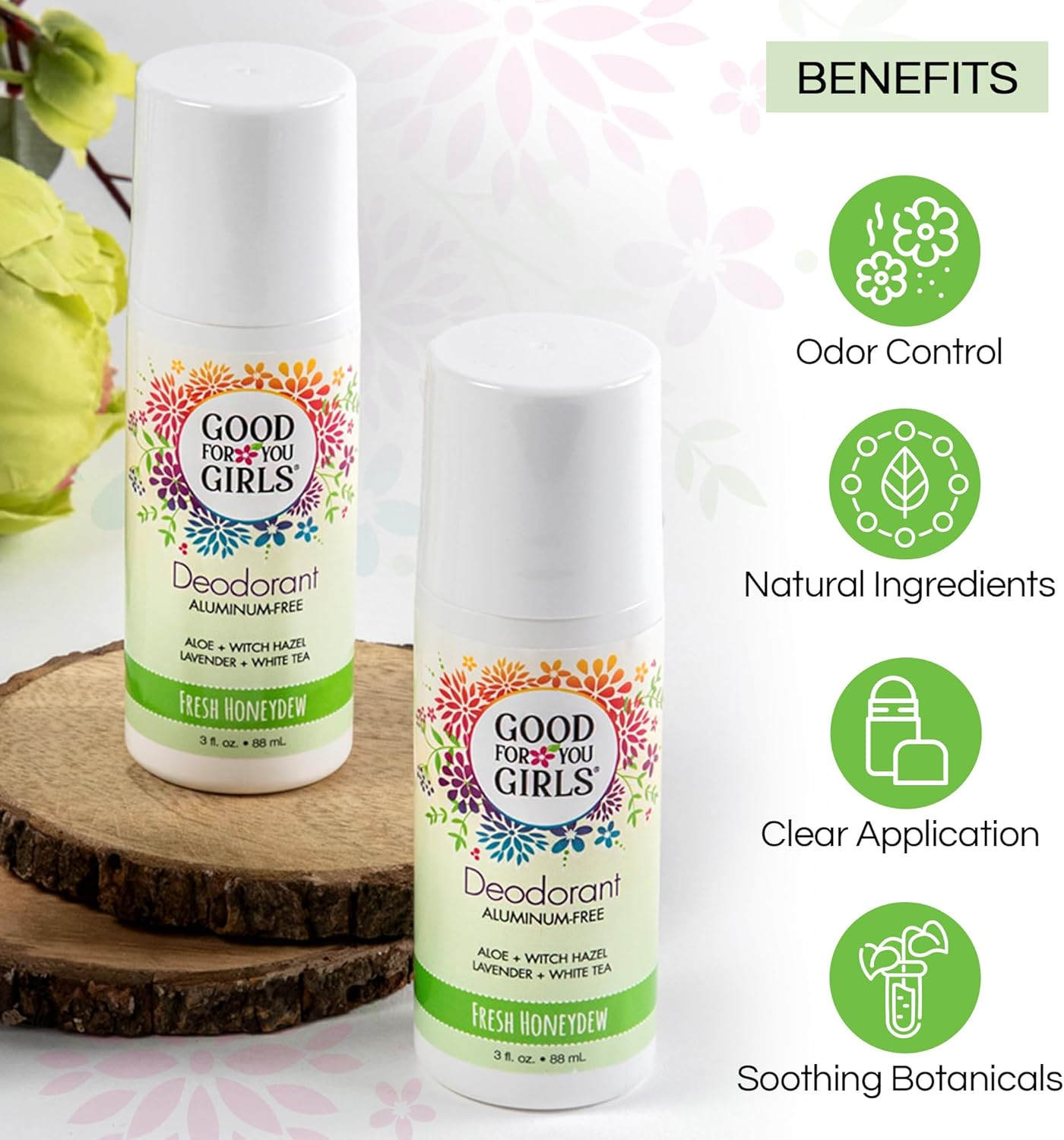 Good for You Girls Aluminium Free Natural Deodorant, Kids, Teens, Vegan, Gluten Free, Non-Toxic, 3 Fluid Ounces image number 3