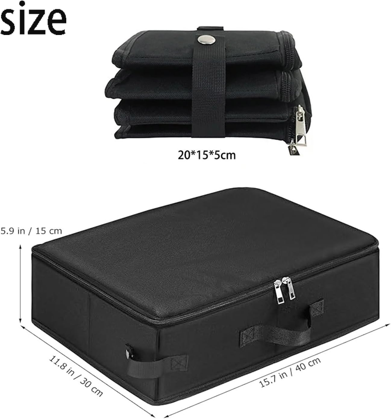 Roczential Factory Stock Portable Foldable Travel Cat Litter Box with Lid and Handle, Waterproof and Durable Fabric, Standard Size, Easy to Clean, Compact Design for Indoor and Outdoor Use image number 5