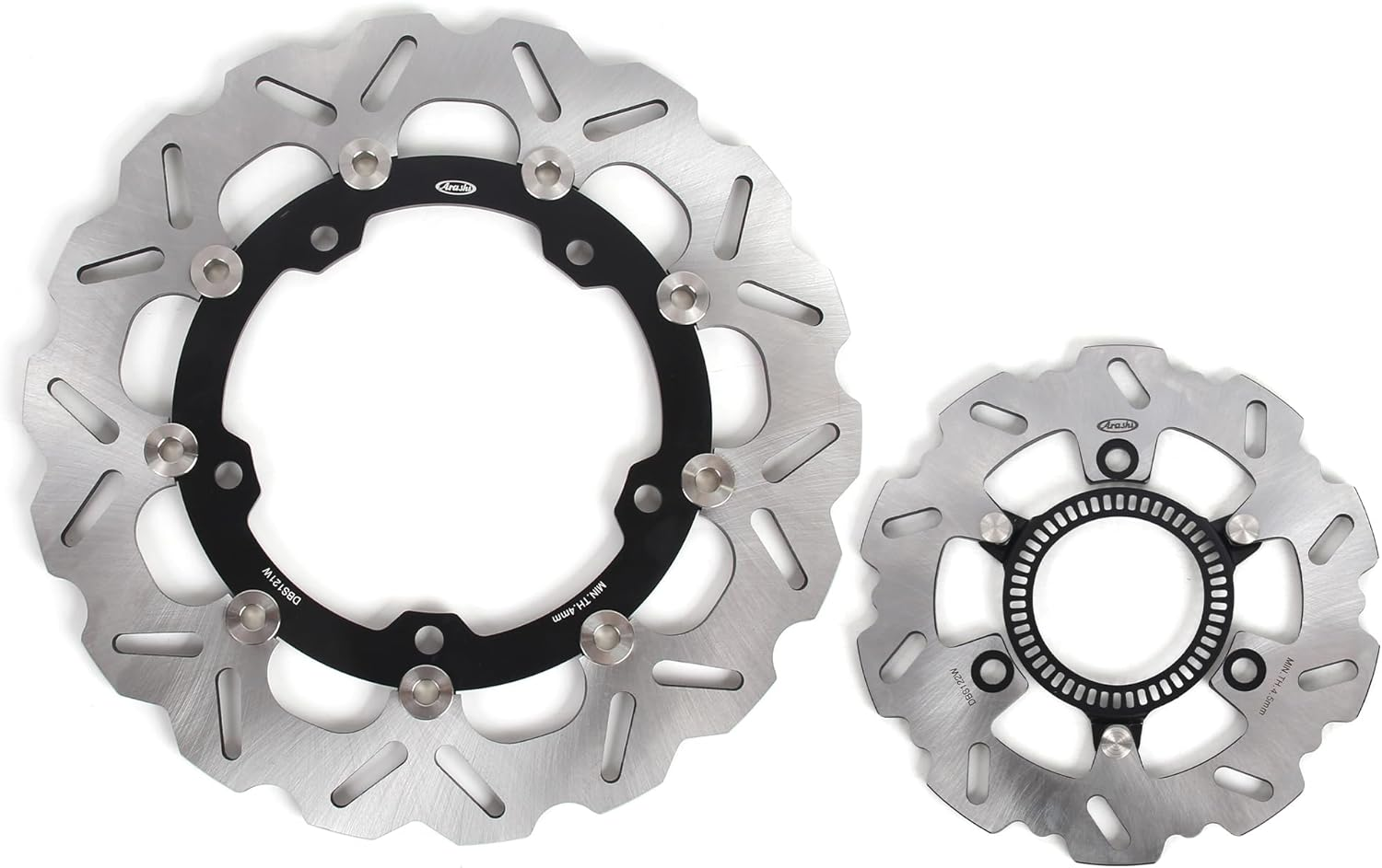 Arashi Front Rear Brake Discs Rotors for Kawasaki Ninja 400 EX400 2018-2024 ABS Include, Z400 2018-2024, Motorcycle Replacement Accessories Parts