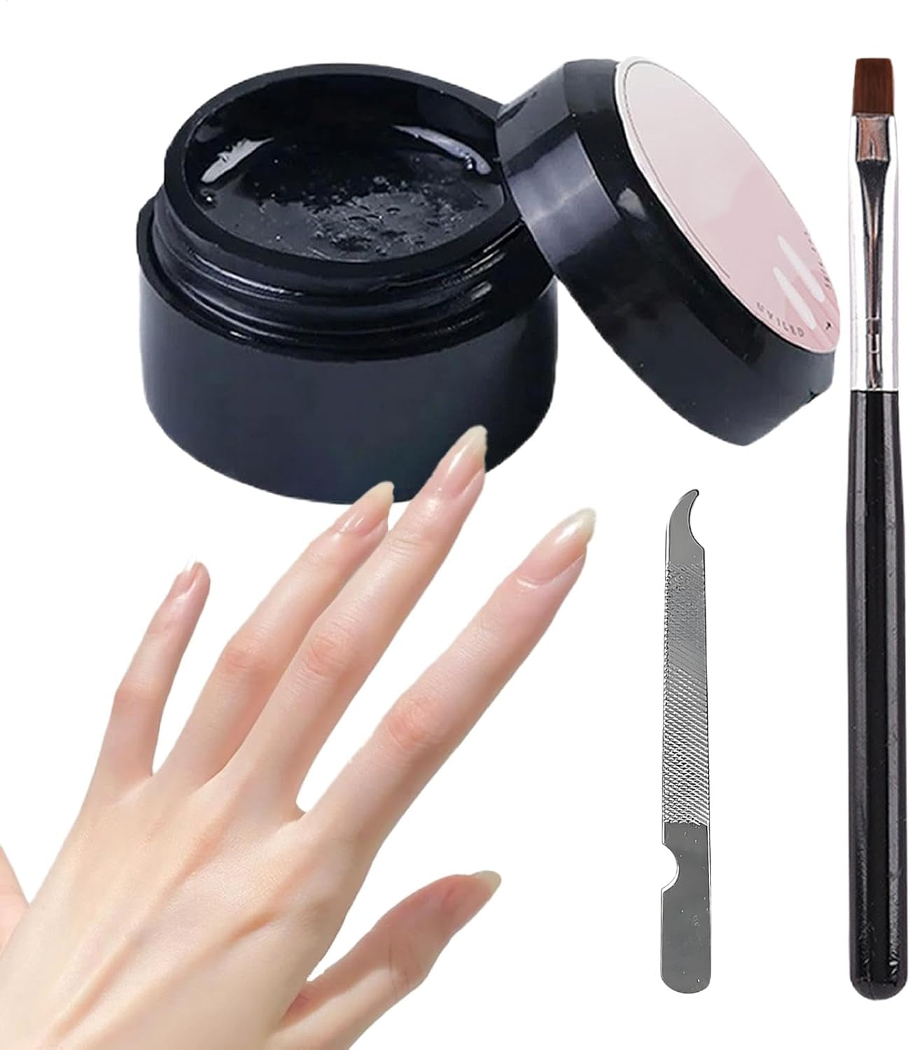 Nail Repair Kit for Broken Natural Nails, Nail Repair Glue for Natural Nails, Nail Strengthener and Hardener for Damaged and Broken Nails, 5Ml