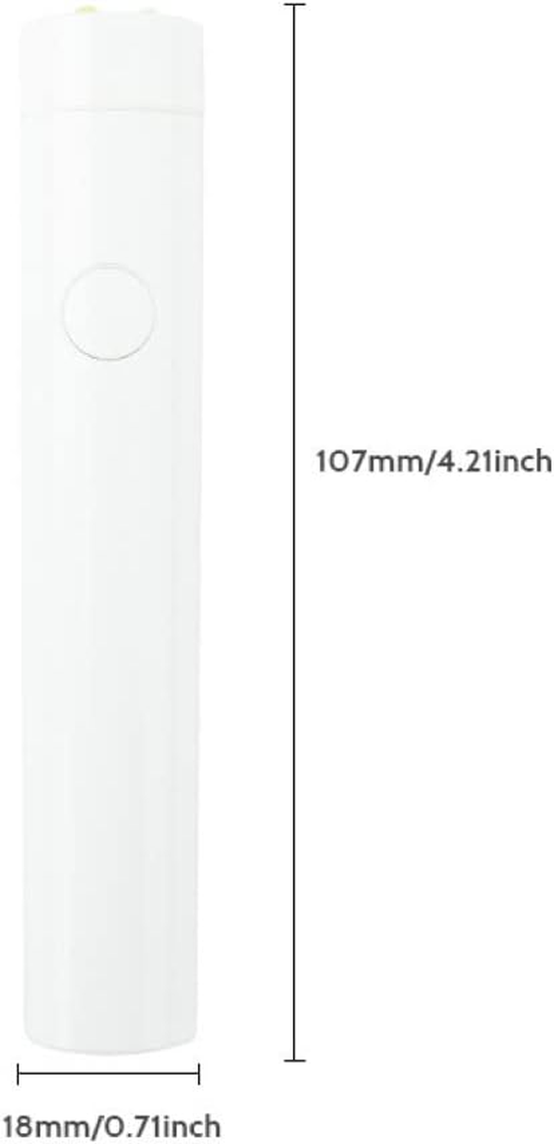 Nail Dryer USB Mini Portable Flashlight Led Light Therapy Machine Gel Nail Dryer with Battery Nail Lamp for Teens Beginners Suitable Nail Lamp image number 5