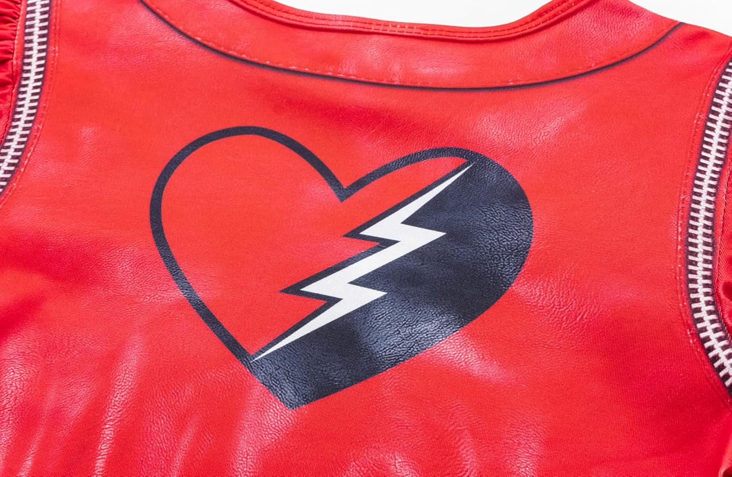 FOVIORZ Girls Rise Red Costume Halloween Party Princess Dress up Costume with Wig image number 3