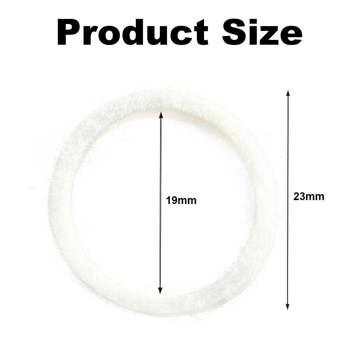 Felt Washer Lower Burr for Bre-Ville Espresso Machine Grinders BES870XL, Sp0001575,Replacement Accessories for Bre-Ville Barista Express 870/876/878/880/980,Coffee Machine Cleaning Wool Felt Gasket