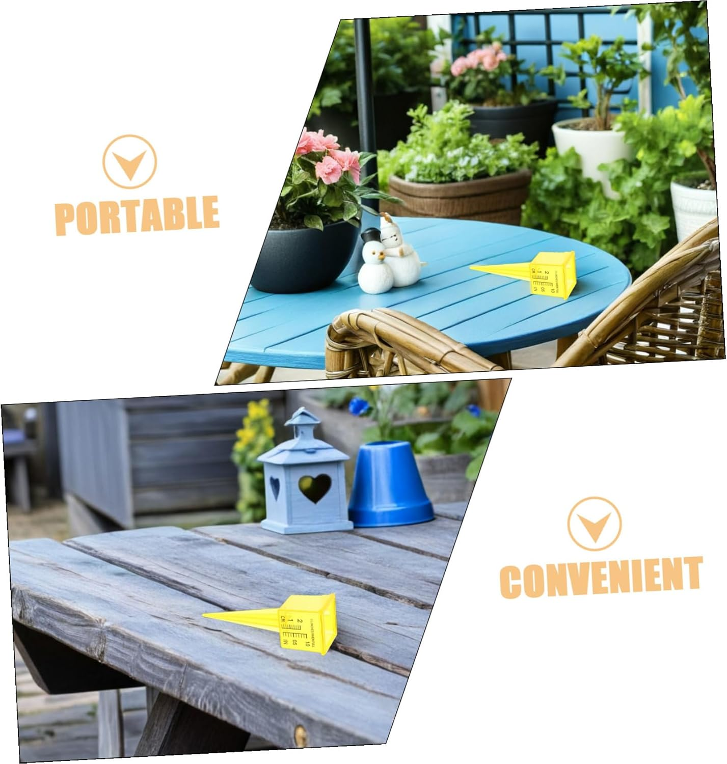 20Pcs Outdoor Rain Gauge for Garden with Wide Mouth Sprinkler Water Measuring Tool Weatherproof Lawn Water Gauge for Accurate Rainfall Measurement image number 3