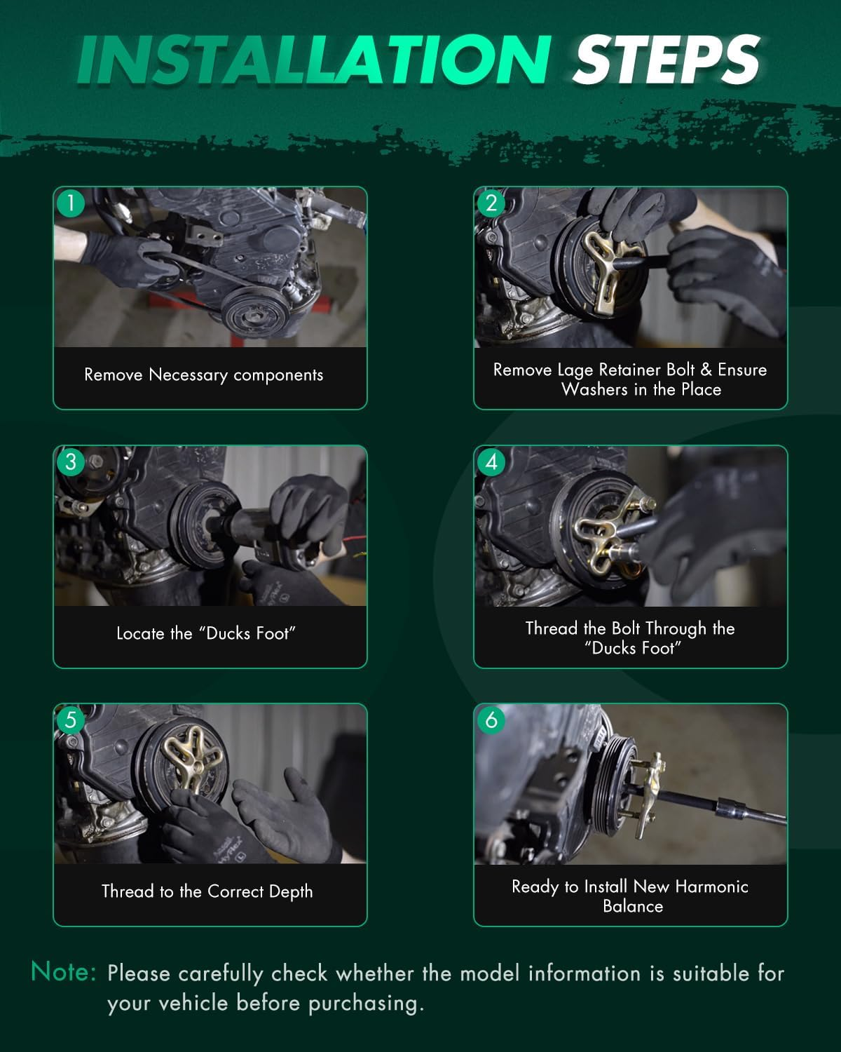 SCITOO 1340820010 Harmonic Balancer Crankshaft Pulley Fits 2004-2006 for Lexus ES330 RX330 2001-2007 for Toyota Highlander image number 1