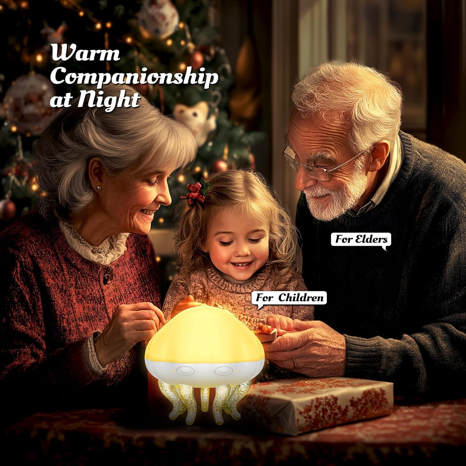 【2 In1】 Jellyfish Galaxy Light Projector for Bedroom Decor, Night Light for Kids Room Decor, Star Projector,Cute Lamp, Remote Control & Timer,Ceiling Night Light Projector for Birthday - Jellyfish image number 3