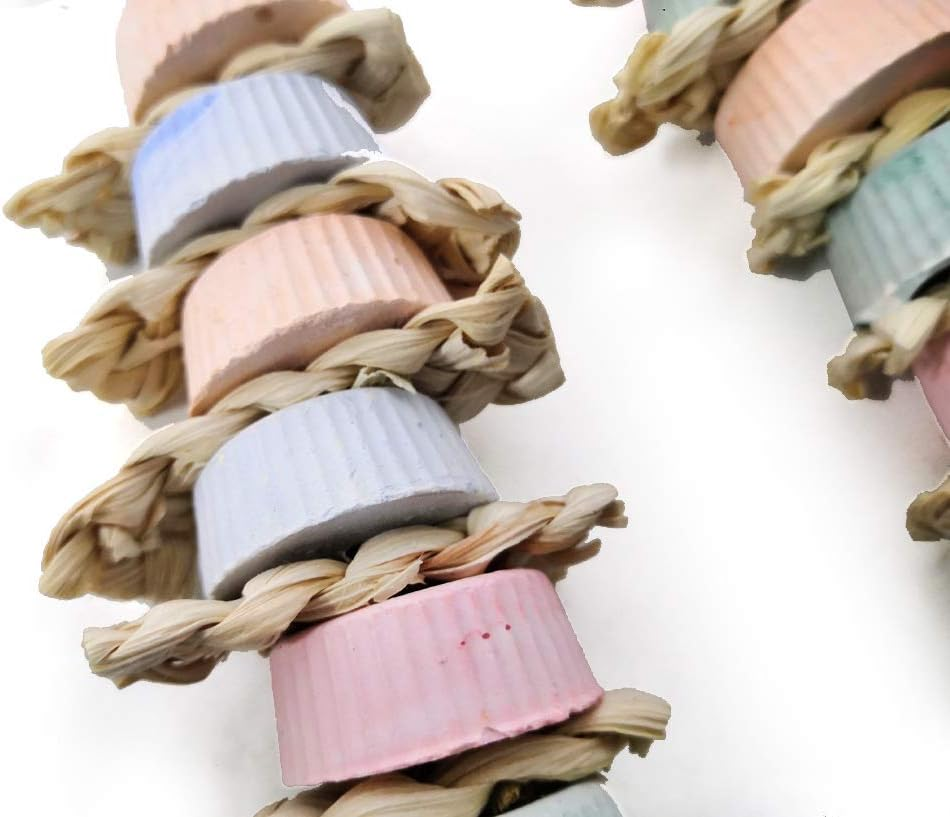 Bird Perch Bird Toys Parakeet Toys, Bird Cage Accessories Wooden Chew Toys Perch Stand for Parrot Conure Cockatiel Lovebird Parrotlet Budgie Finches