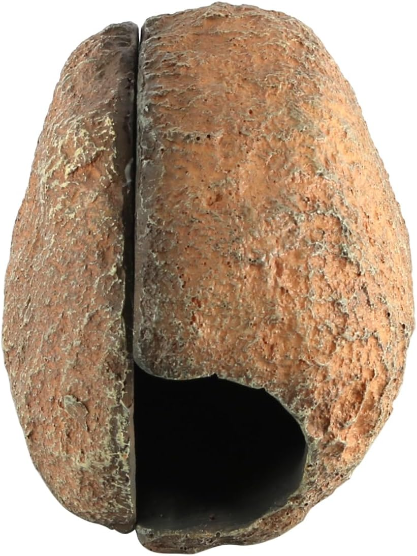 VOANZO Aquarium Rocks Hiding Shelter Rocks Aquatic Pet Rock Caves Solid Aquarium Shrimp Caves Magnetic Aquarium Caves Fish Tank Magnet Shelter House Removable Garden image number 1