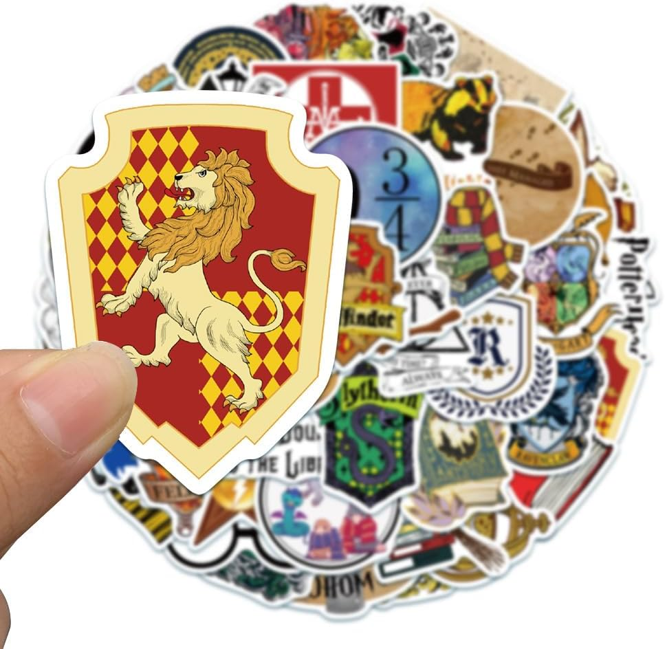 50Pcs Harry Potter Movie Stickers Pack 3 &ndash; Magical Wizarding World Vinyl Decals for Luggage, Laptop, Scrapbooking, and Gifts &ndash; Perfect for Harry Potter Fans and Collectors image number 3