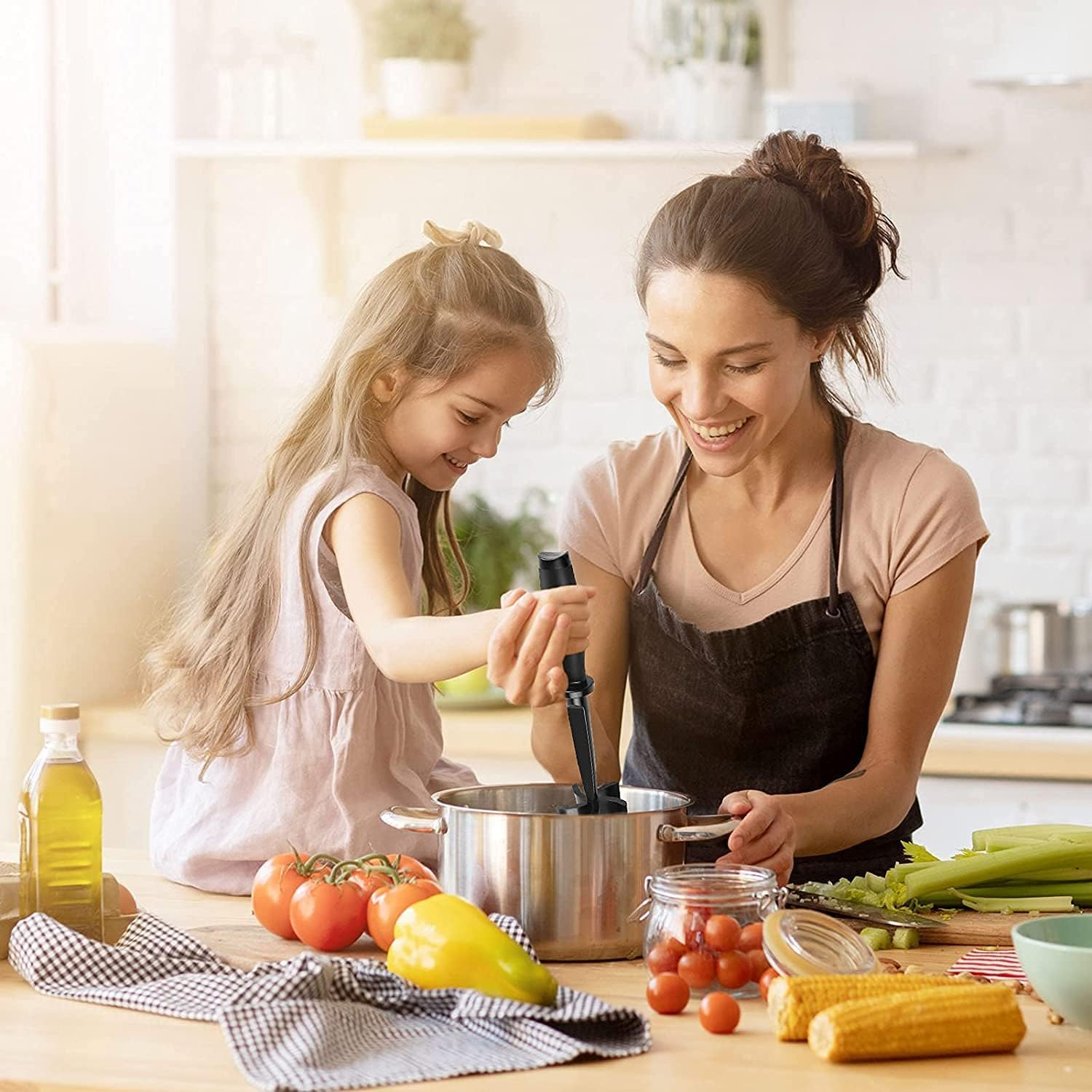 Heat Resistant 2Pcs Non Stick Meat Masher, Potato Masher, Meat Tenderizer