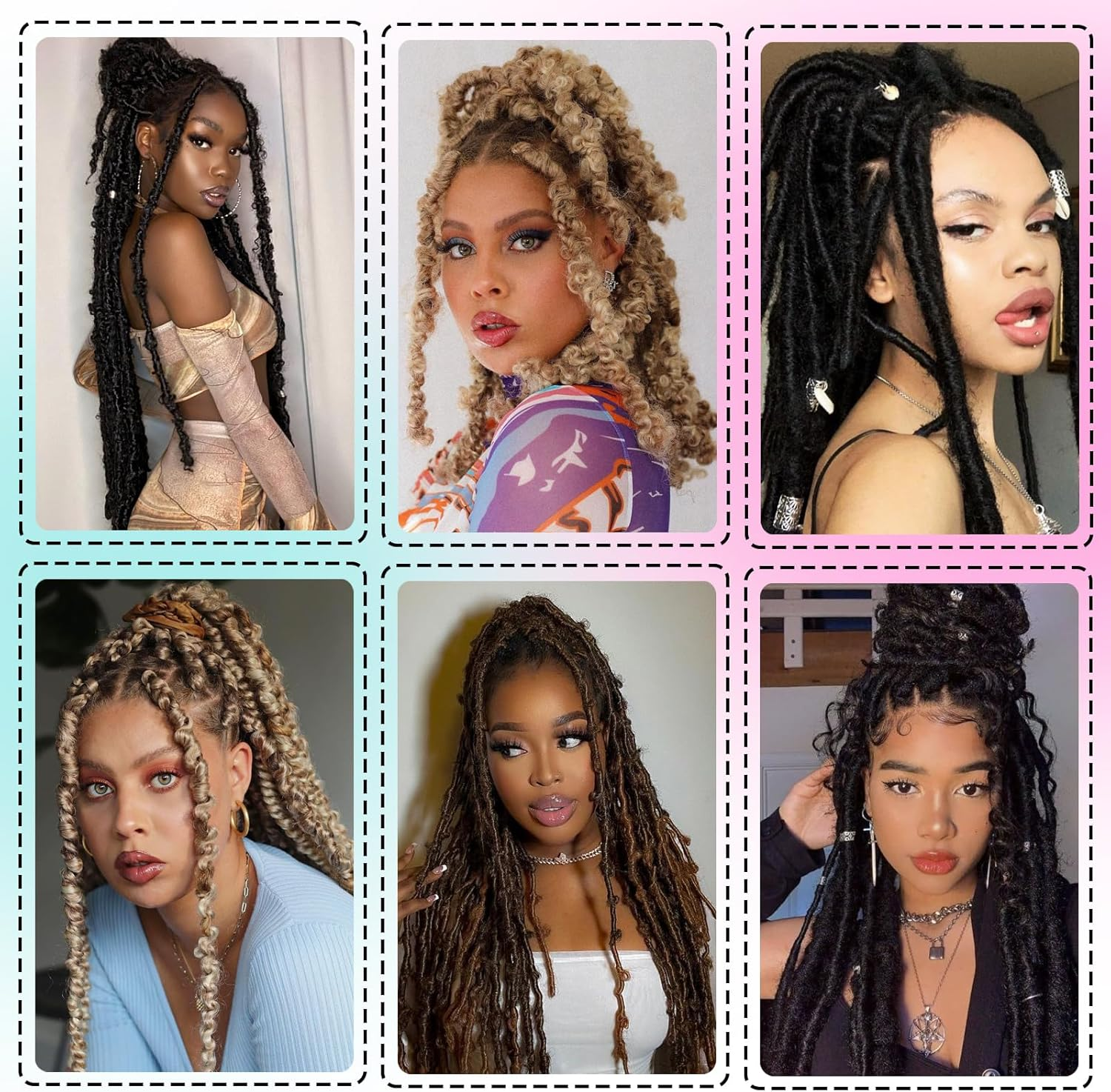 Springy Afro Twist Hair Pre Fluffed Marley Twist Braiding Hair Spring Twist Hair Wrapping Hair for Soft Locs Hair Extensions (30#, 24 Inch(Pack of 3)) image number 2