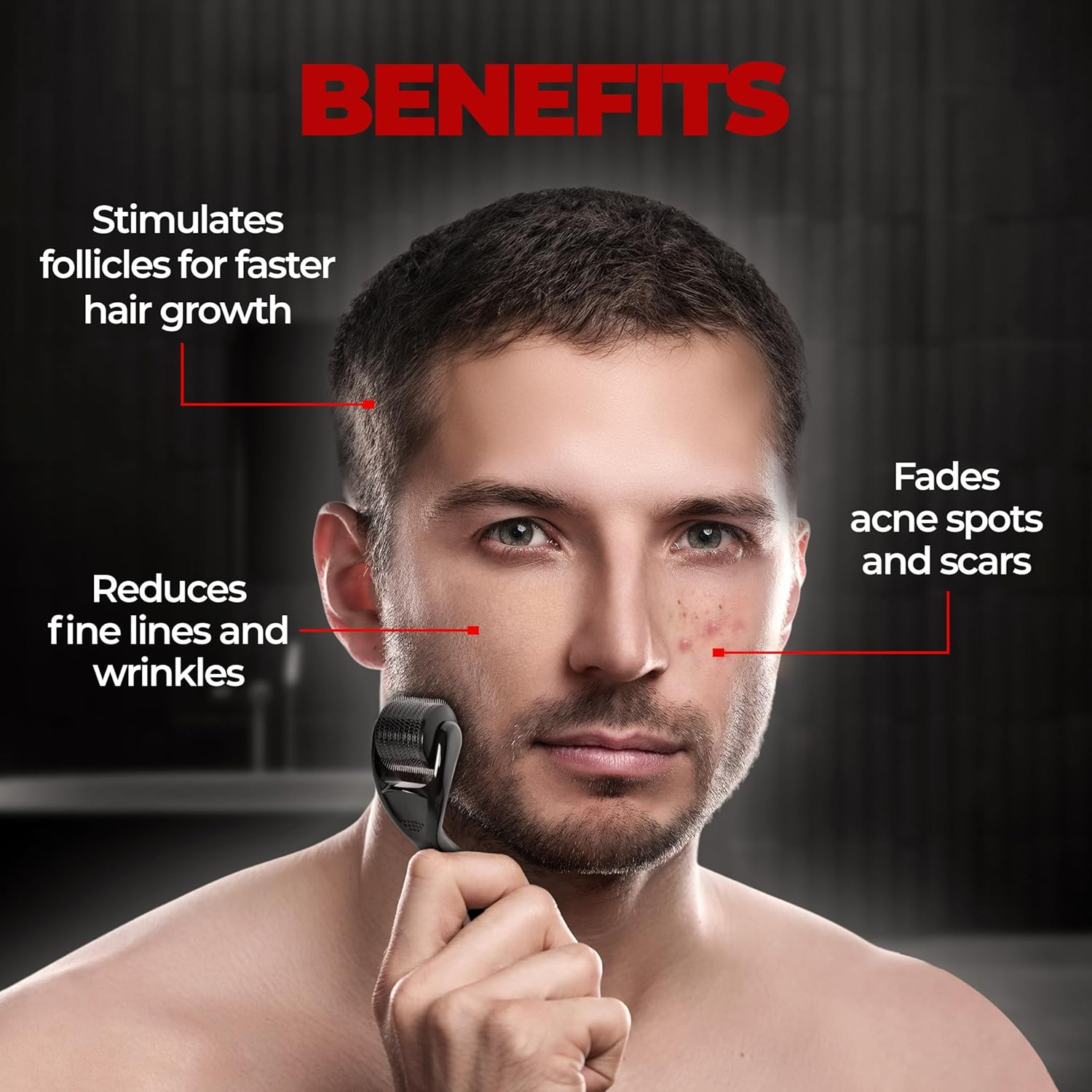 Beardo Dermaroller for Men | 0.5 Mm image number 1