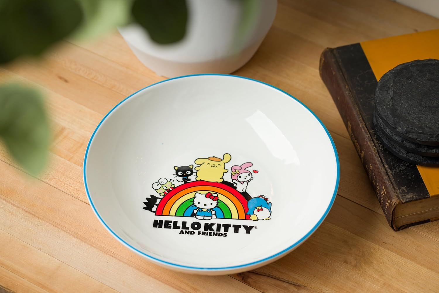 Silver Buffalo Hello Kitty Sitting Coupe Ceramic Dinner Bowl, 9 Inches - Hello Kitty And Friends image number 6