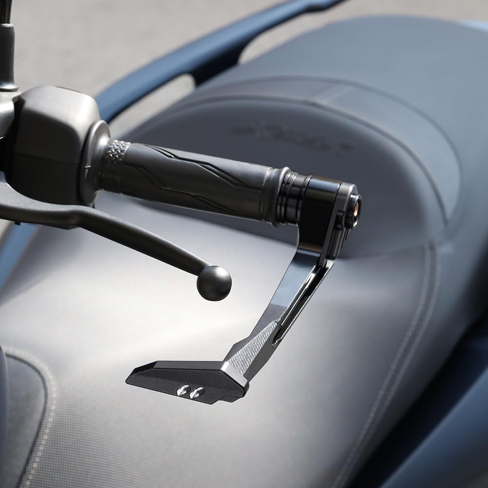 Mokiton Motorcycle Brake Clutch Lever Guards Bar End Handguard Compatible with K.T.M 390Duke 390RC 2015-2023 2024 | Handlebar Protector Duke390 Rc390 Accessories (Orange) image number 6