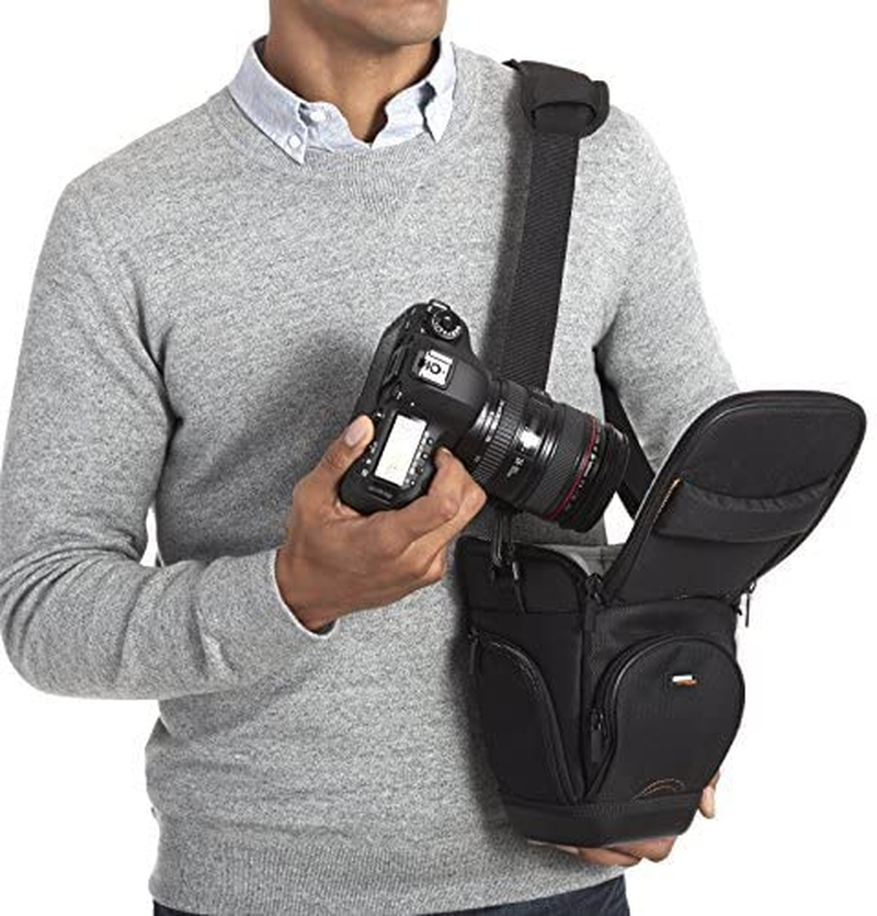Amazon Basics Holster Camera Case for DSLR Cameras - 18 X 16 X 23 Cms, Black image number 1