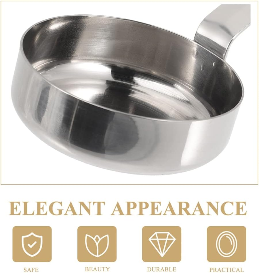 Cabilock 2Pcs Pizza Sauce Spoon and Ladle - Metal Tomato Food Spread Tool with Handle for Restaurant and Household Ketchup image number 5