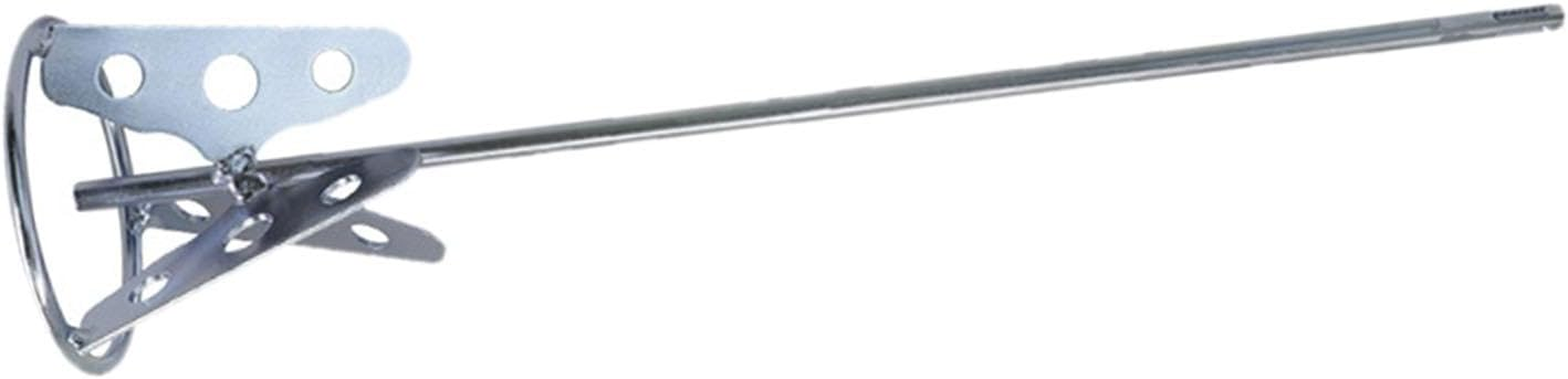 Eigell Cement Mixing Rod Paint Mixer Square Handle Hand Drill Mixing Rod Electric Hammer Stirring Head for Garage, Type C