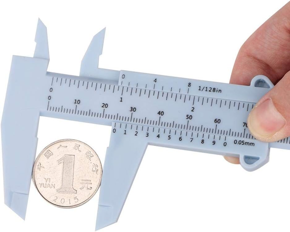 Plastic Eyebrow Tattoo Ruler, Eyebrow Vernier Caliper, for Salon Tattoo Supplies Tattoo Accessories Home image number 1