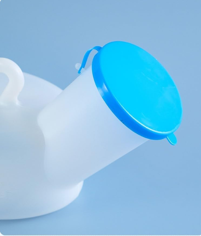 1000Ml Large Capacity Urinal for Men Portable Urine Bottle with Lid Ergonomic Handle Easy to Use Non-Spill Odorless Design Ideal for Elderly Adults Night Use Unisex Removable Urinal for Convenience image number 5
