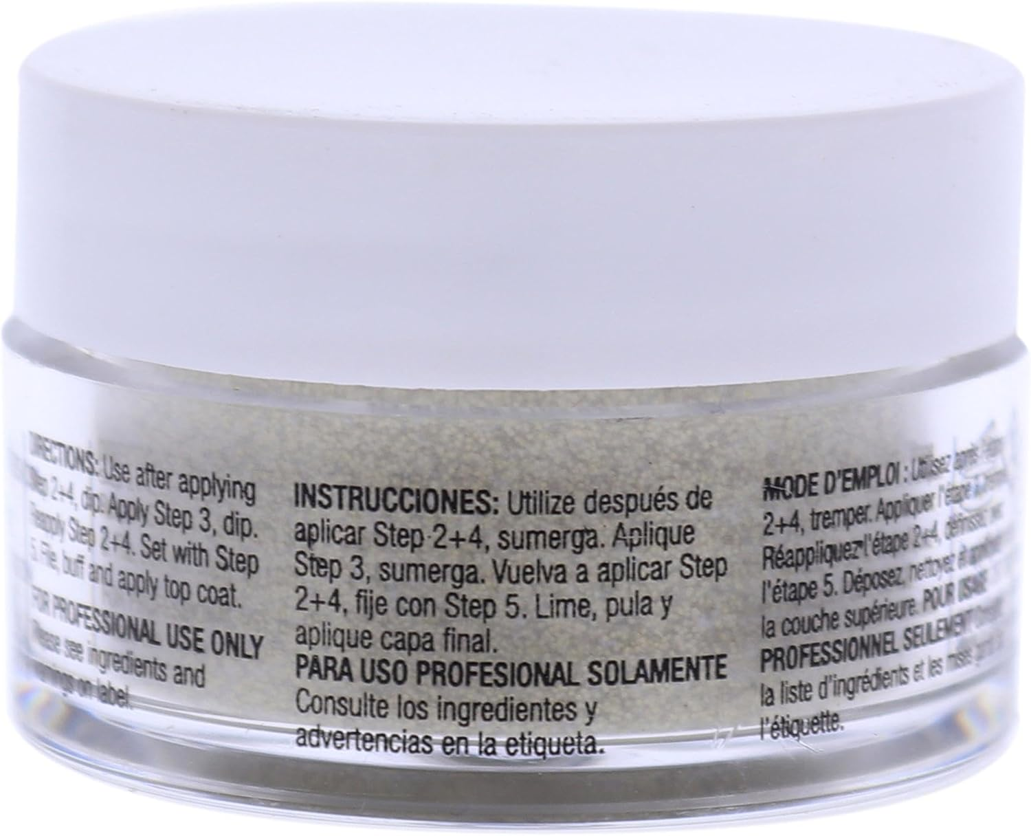 Cuccio Pro Nail Colour Dip System Small Powder Polish 14 G, 5558 Rich Gold Glitter, 14 G