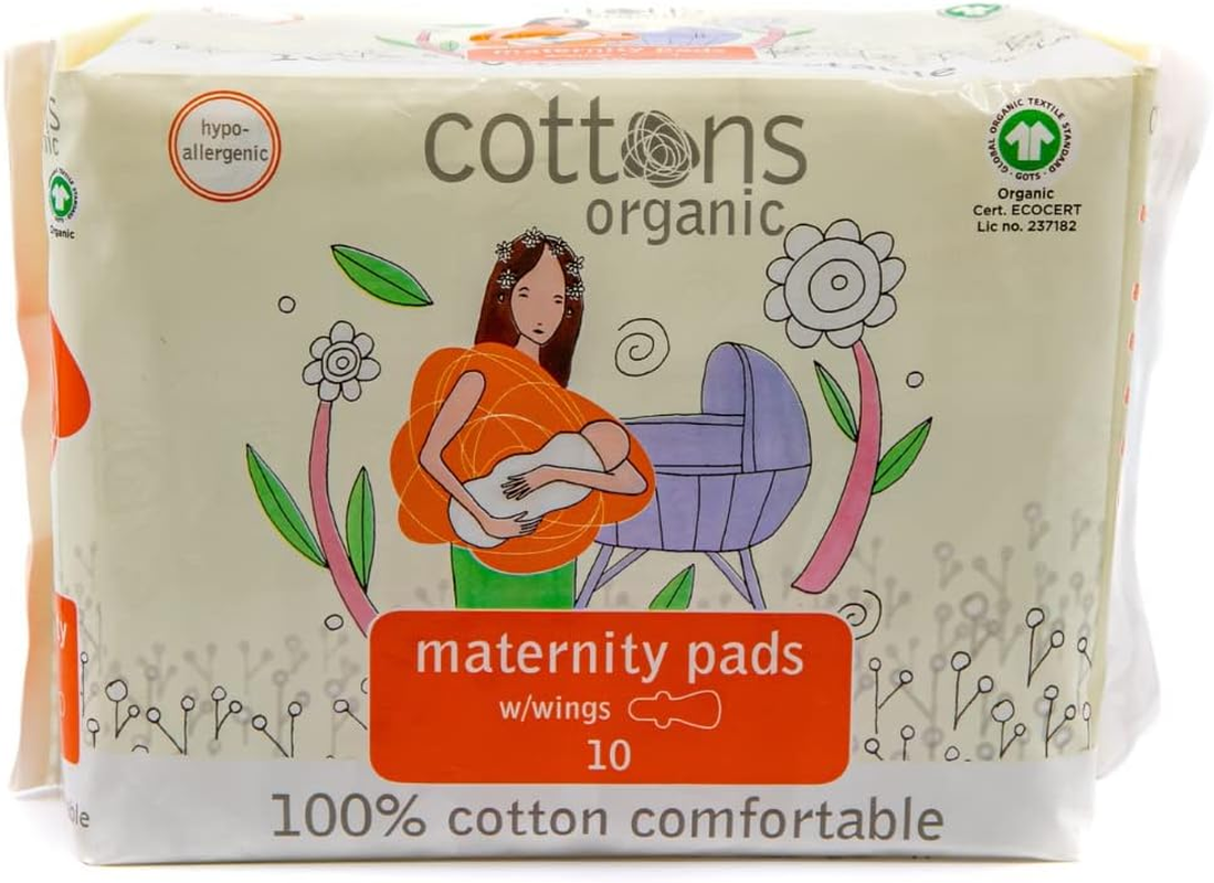 Cottons Maternity Pads W/Wings 10 (1) image number 2