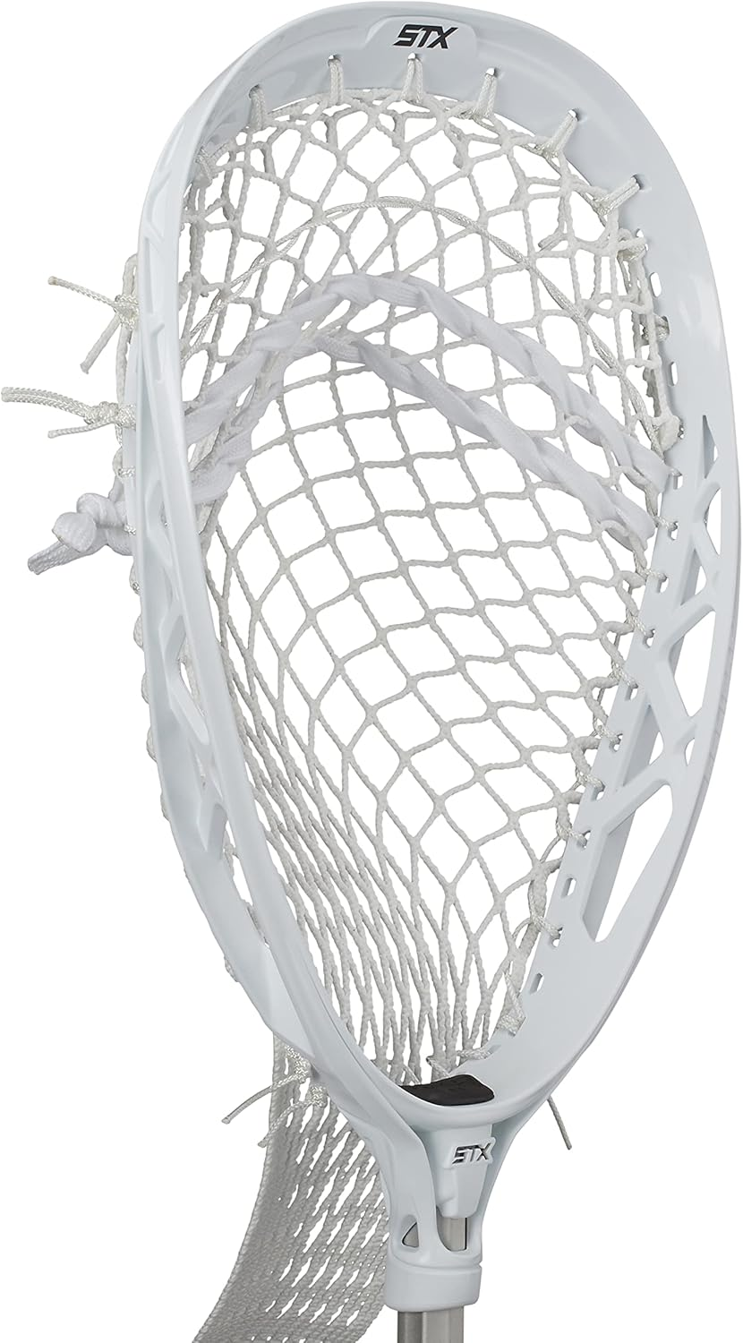 STX Lacrosse Eclipse 2 Strung Goalie Head, White