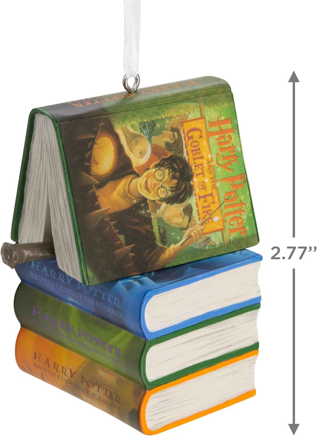 Hallmark Harry Potter Books and Wand Series 2 Christmas Ornament image number 2