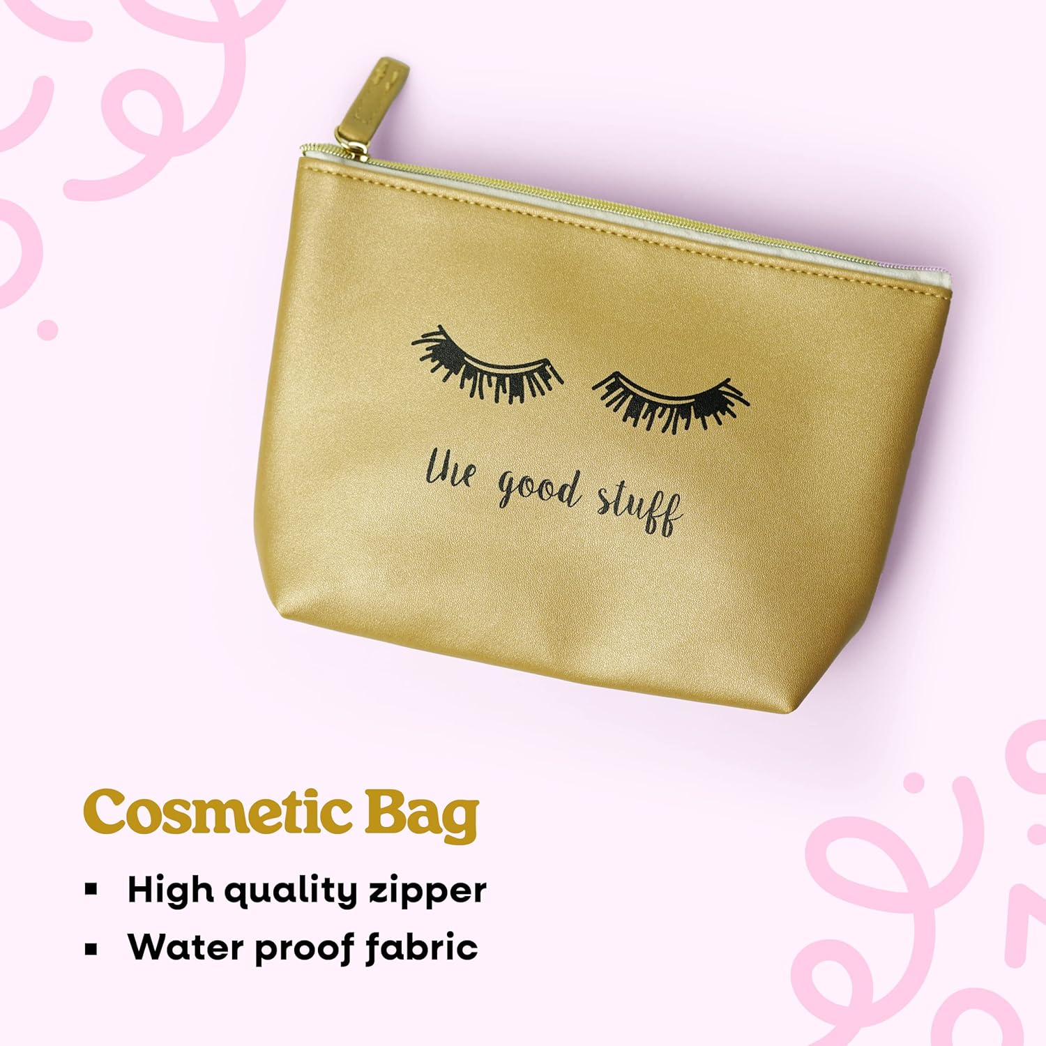 Birthday Gift Box for Teen Girls, Spa Gift Set, Gift for Girls, Teen Girl Gift Box- Set of 8 Unique Presents Hair Band, Cosmetic Bag, Makeup Brush Cleaning, Bath Bomb for Girls 9-15 Teens image number 2