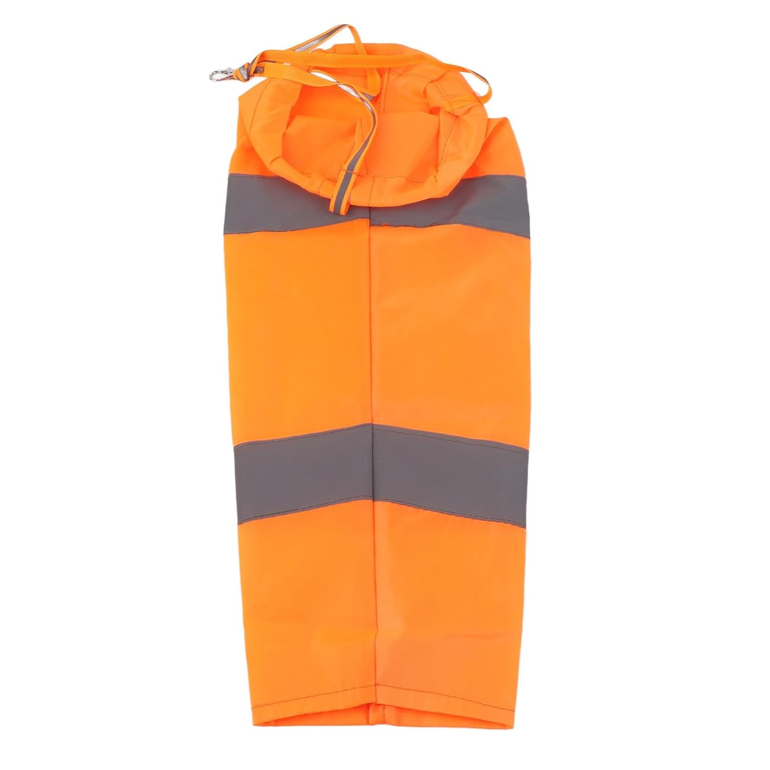 TOPINCN 40Cm Nylon Airport Windsock with Reflective Belt for Wind Measurement in and Oil Exploration