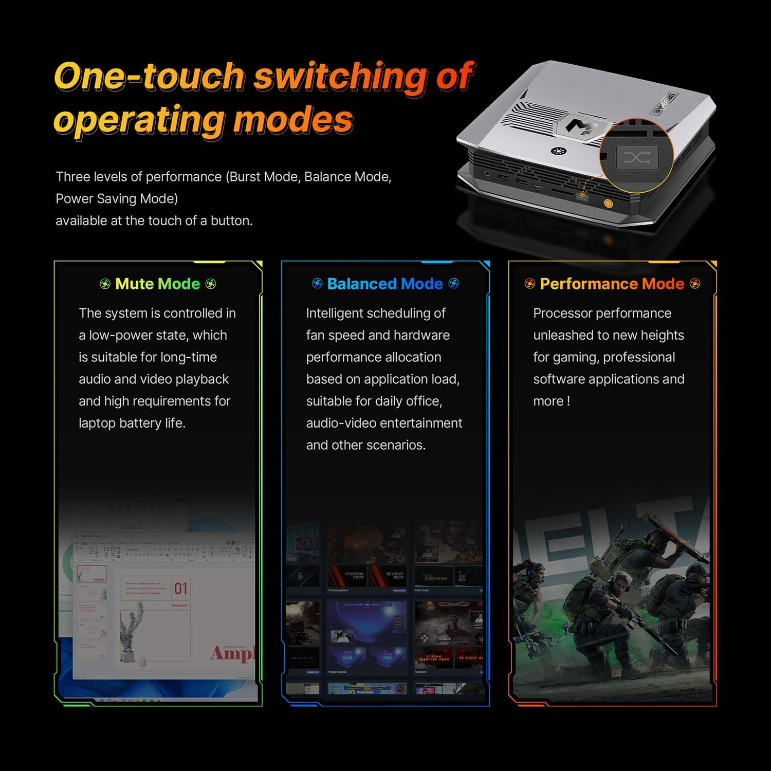 BOSGAME AI Mini PC M5 AMD Ryzen AI Max+ 395(Up to 5.1Ghz, 16C/32T) Mini Desktop Computers 96GB LPDDR5 2TB Pcie4.0X4 SSD Mini PC Windows 11 Pro Dual 2.5G RJ45 LAN | HDMI2.1 | DP1.4 | USB4 | Wi-Fi 7 image number 1