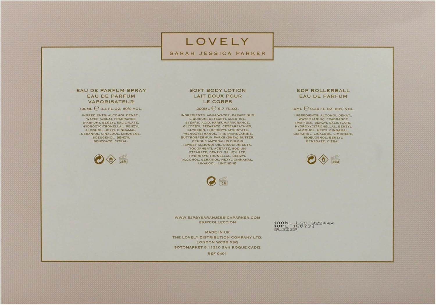 Sarah Jessica Parker Lovely Eau De Parfum, 200Ml image number 2
