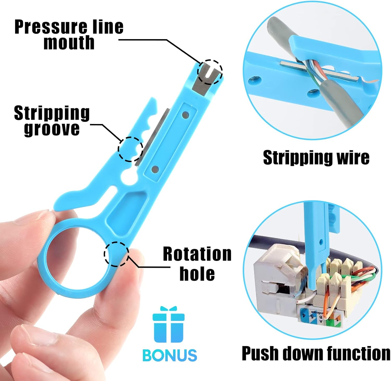 SHALL Crimper Tool, 1800-Piece Wire Ferrule Kit with Wire Stripper, Self-Adjustable Ratchet Wire Crimper Kit for Electricians, for AWG 28-7 (0.08-10Mm&sup2;) Electrical Wire Connectors, Carry Bag Included image number 4