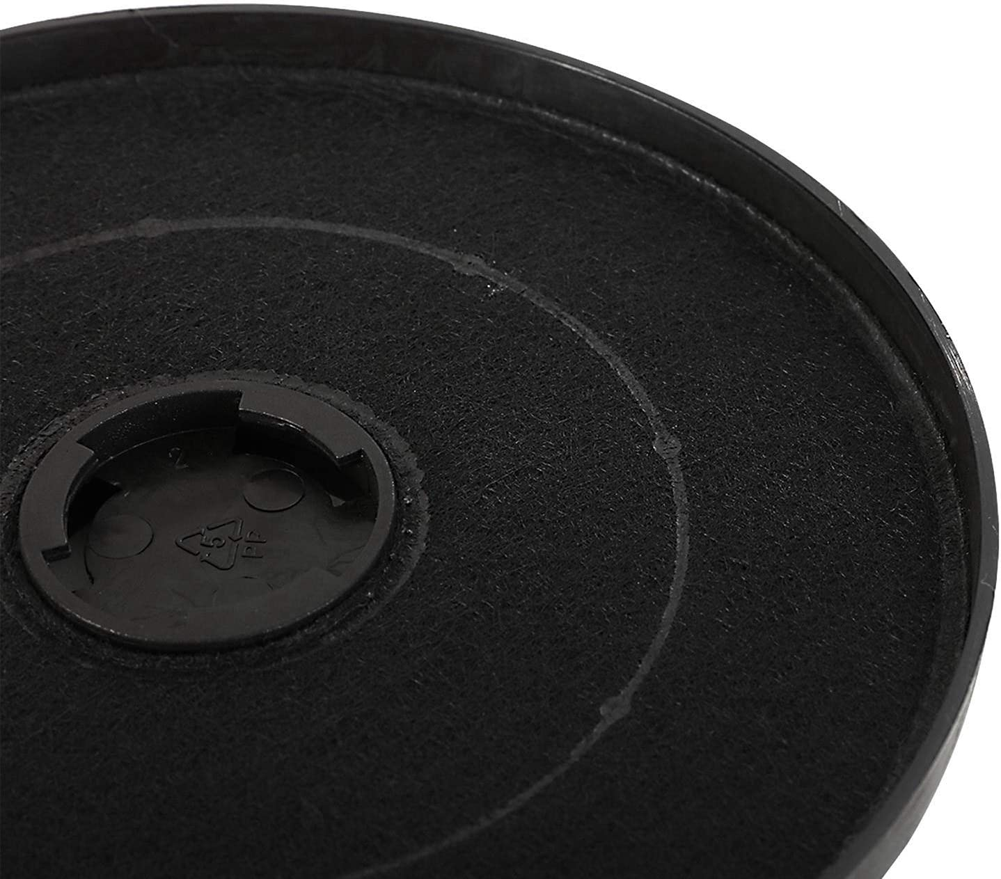 Devanti Activated Charcoal Carbon Filter Range Hood Filters, Pyramid Rangehood Replacement for Ductless Ventless Set of 2, Black Kitchen Cooker Accessories image number 1