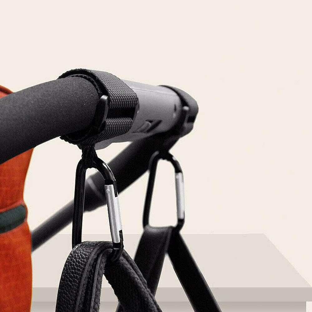 2X Pram Hook Baby Kids Stroller Hooks Shopping Bag Clip Carrier Pushchair Hanger