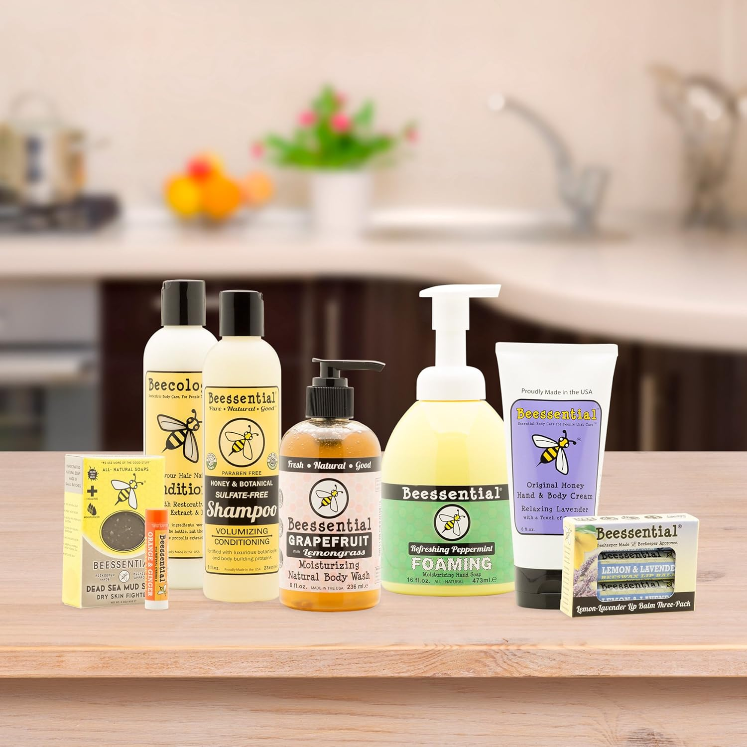 Beessential Mechanic and Gardener Soap, 5 Ounce Honey/Oat - Lemongrass image number 2