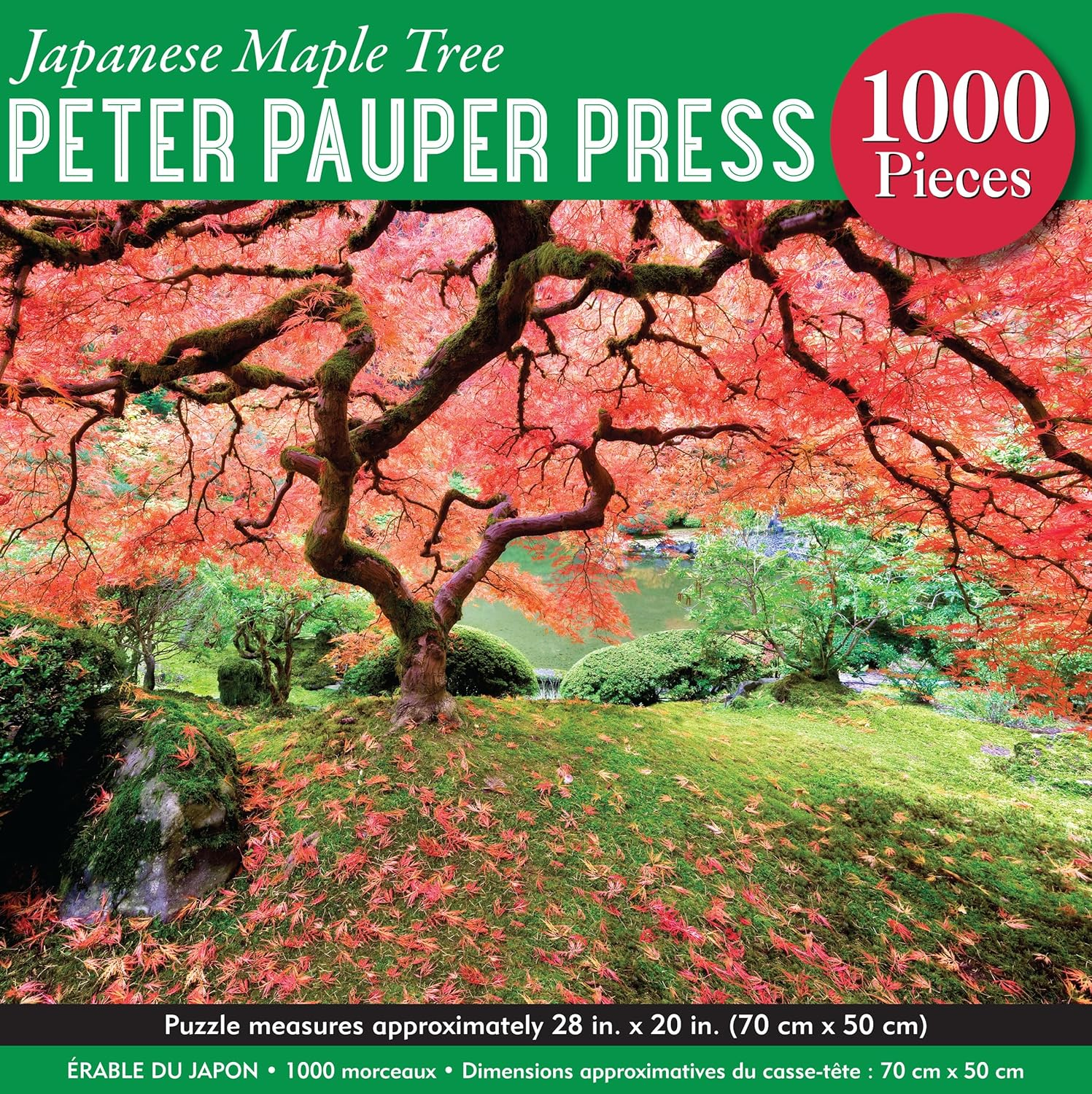 Peter Pauper Press Japanese Maple Tree 1000 Piece Jigsaw Puzzle