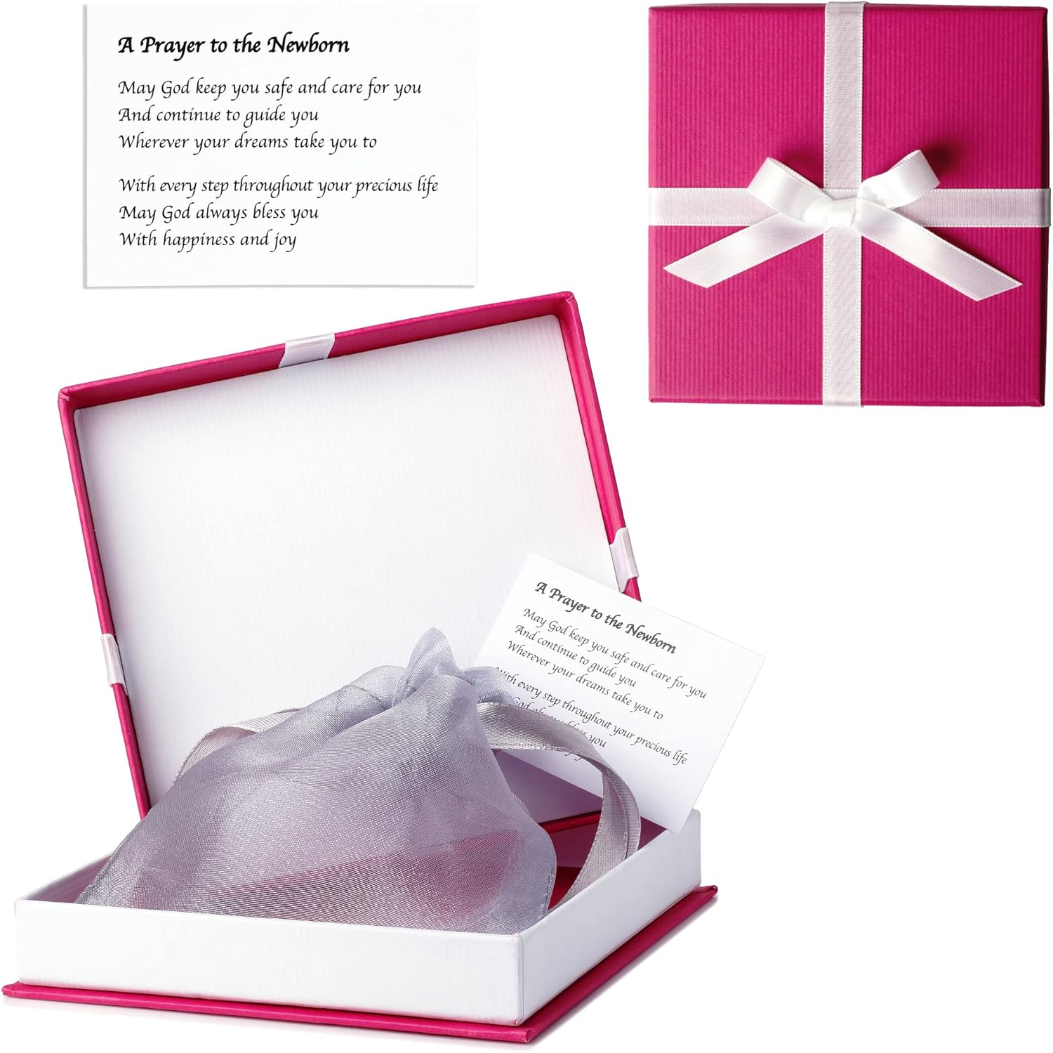 DV DOLCE VALENTINA Children'S Bangle, 925 Sterling Silver Baby Bracelet, Sliding Teddy, Baptism, Christening, Birthday or Baby Shower 0-1Yrs, One Size, Sterling Silver image number 5