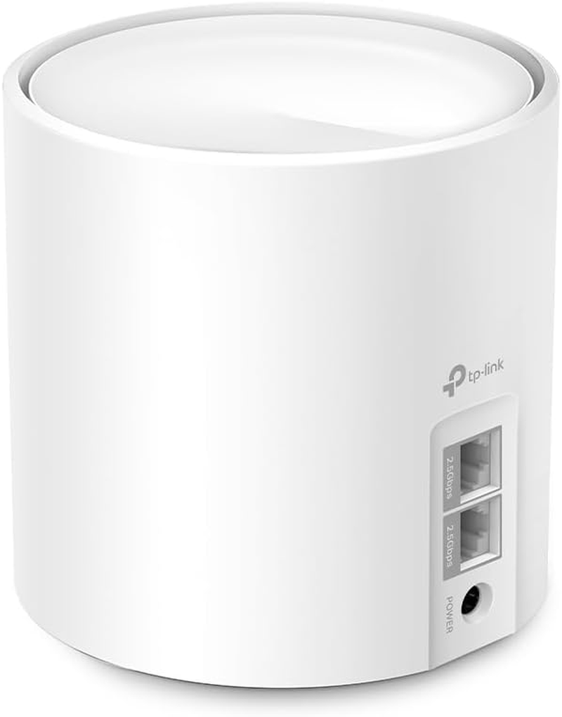 Tp-Link Deco AX1500 Dual-Band Mesh Wi-Fi 6 System, Smart Home, up to 1500Mbps, Gigabit Ports, Gaming & Steaming, Homeshield Security, Seamless AI Roaming, Parental Controls(Deco X1500(2-Pack))