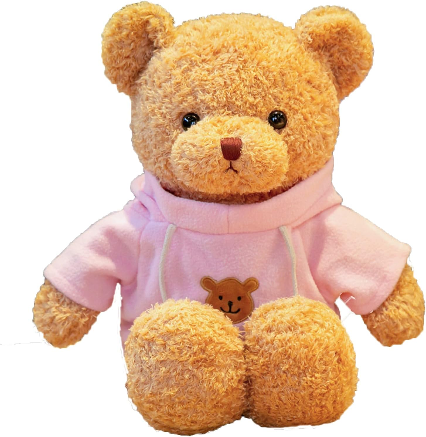 Teddy Bear Stuffed Animal Cute Red Hoodie Bear Plush Toys Gifts for Kids 11.8 Inches