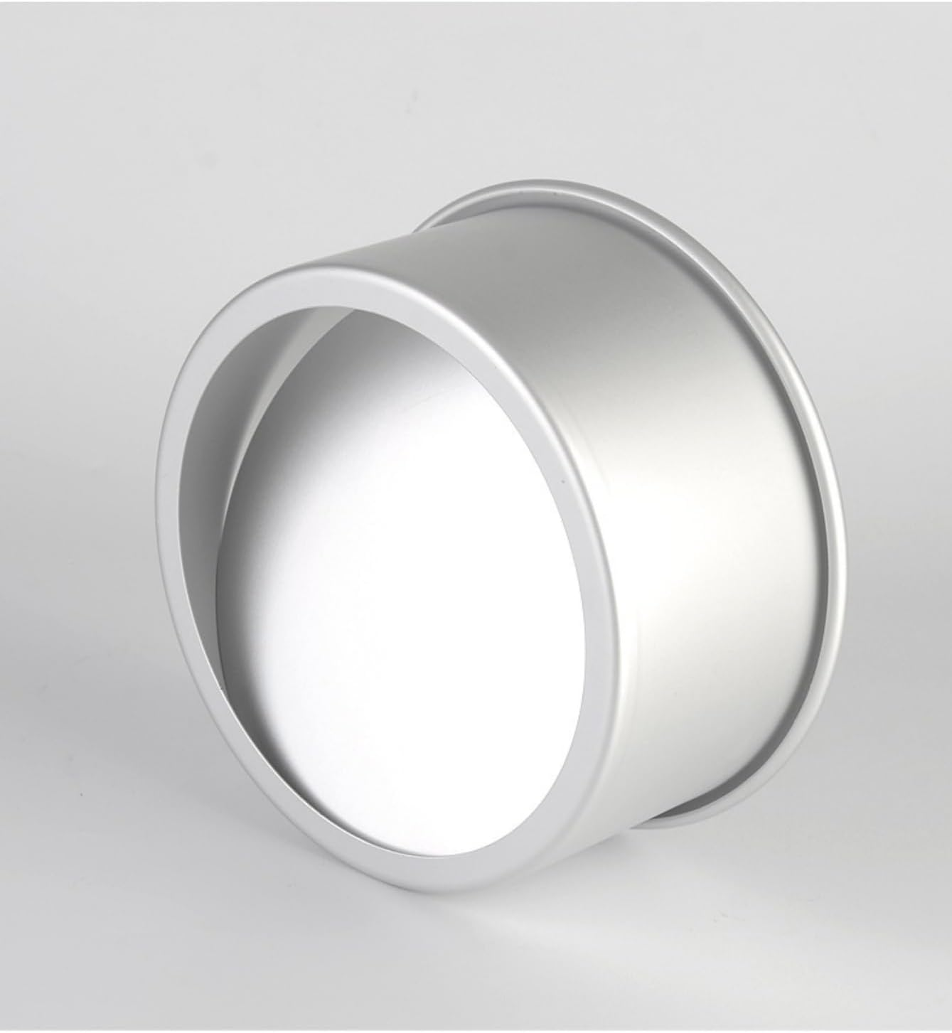 Aluminum round Cake Pan,Deep round Baking Pan,Cake Pan with Removable Loose Bottom (8X4Inch) image number 2