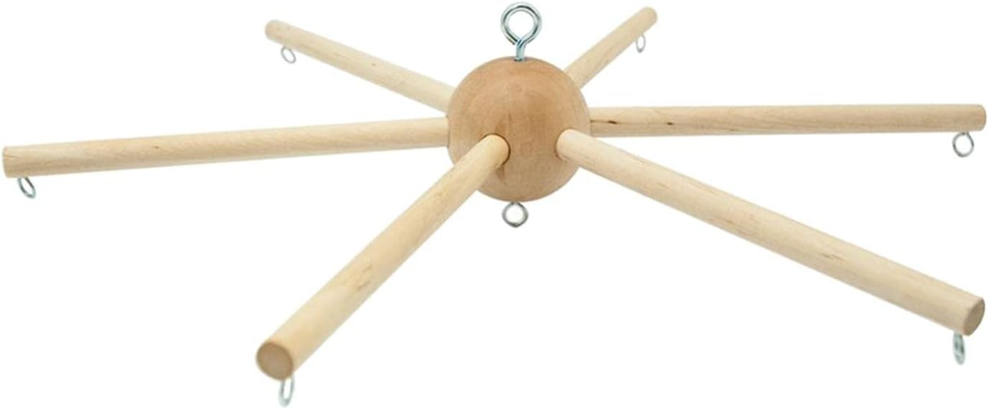 Vaveren Baby Wooden Mobile Hanger Crafts Pendant Props for Wall Hanging Infant Home Bedroom