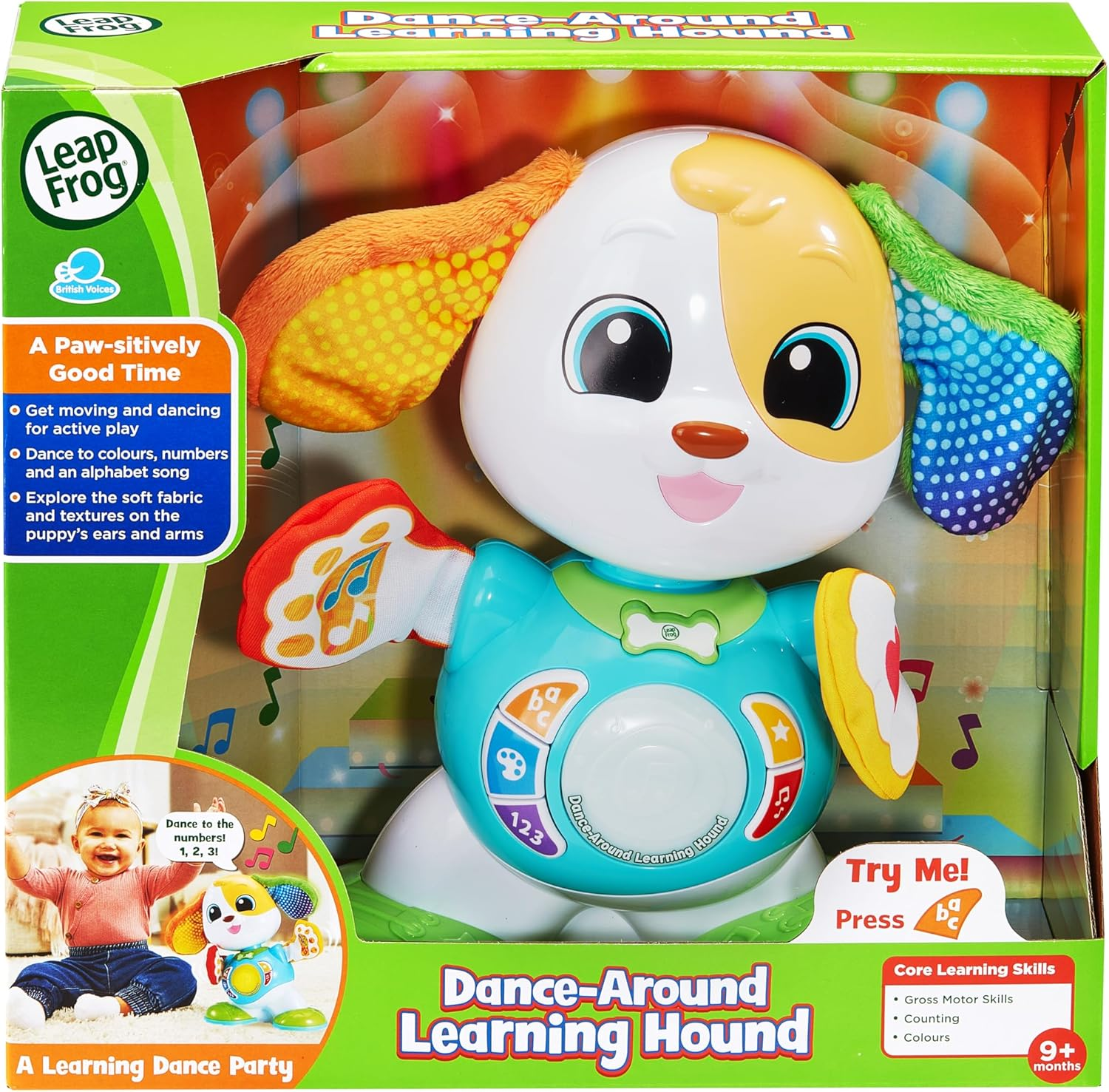 Leapfrog Dance around Learning Hound Toy - Dancing Puppy, Musical Toy - 619403 - Multicoloured image number 3