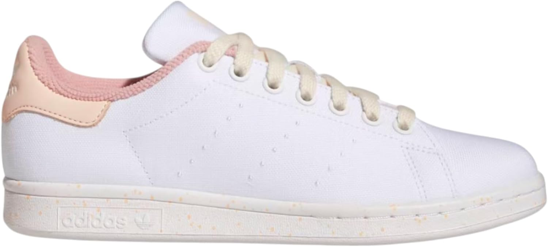 Adidas Womens Stan Smith Originals Sneakers White/Pink Tint Shoes 9.5 image number 4