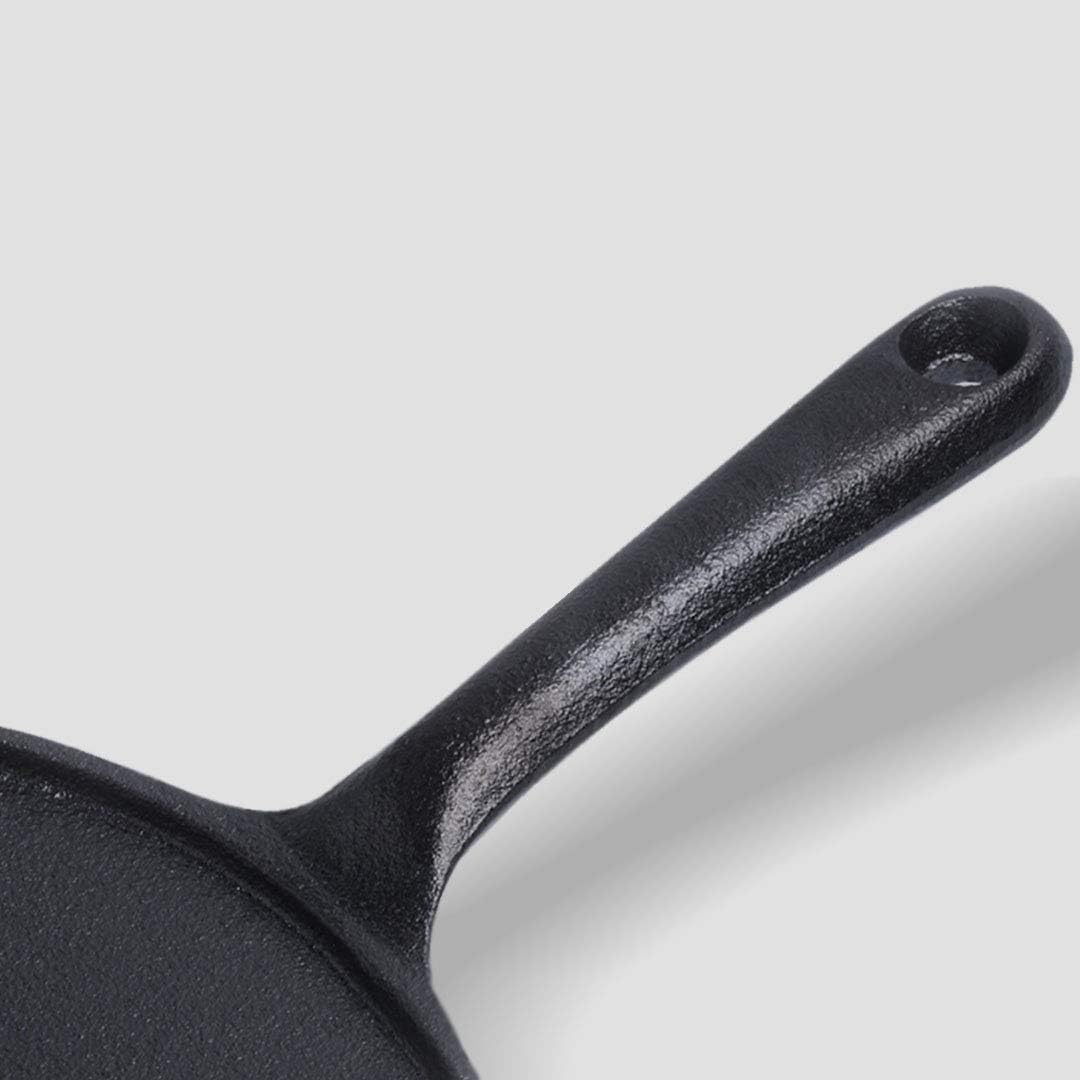 SOGA 23Cm Cast Iron Takoyaki Fry Pan Octopus Balls Maker 7 Hole Cavities Grill Mold image number 5