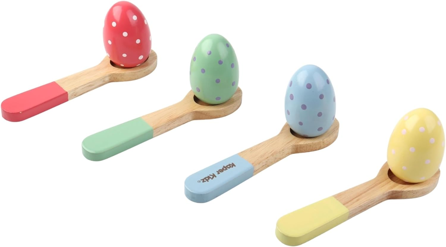Kaper Kidz- WT360 SUNDAE EGG & SPOON RACING GAME: Fun Outdoor Activity for Family Gatherings image number 1