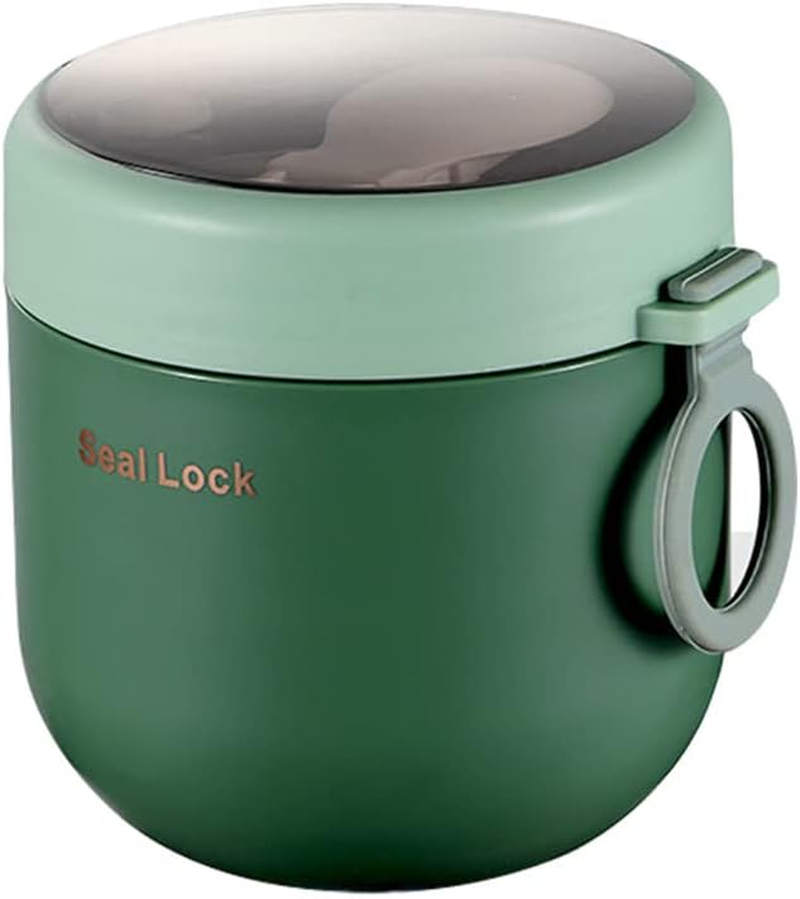 Lunch Box Thermal Food Flask Stainless Steel Insulated Food Soup Jar Container #Pink