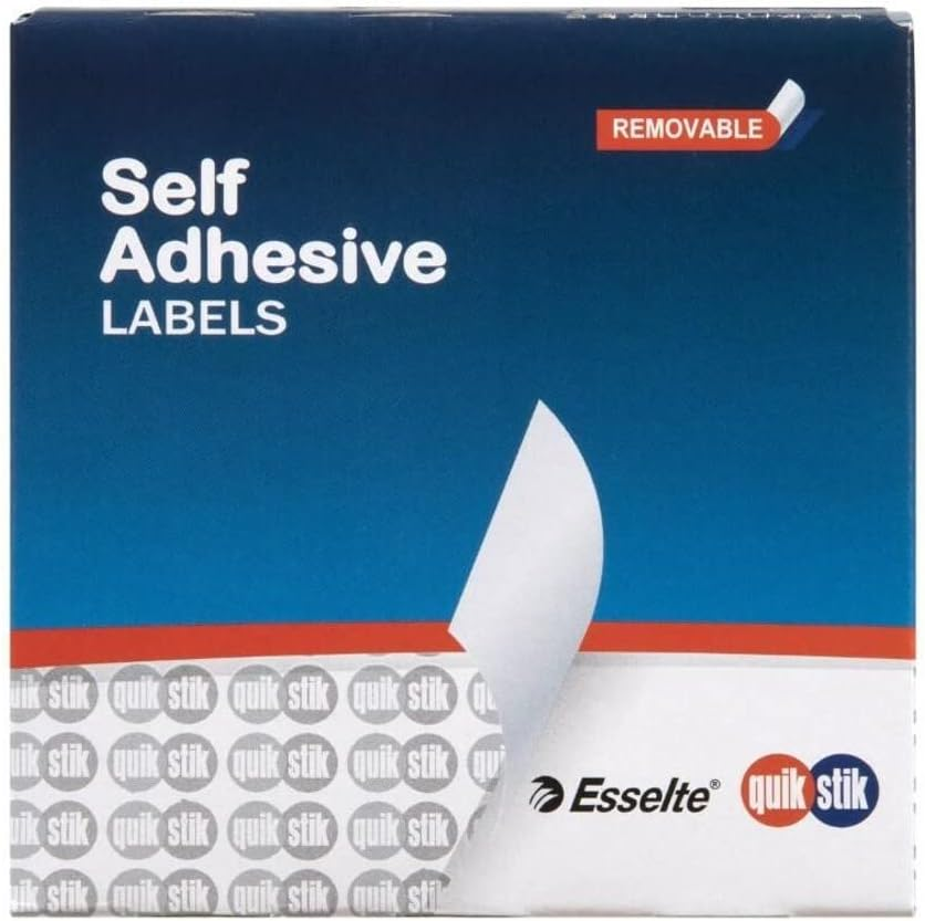 Quikstik Label Dispenser Rectangle 13X49Mm White 550 Labels image number 4