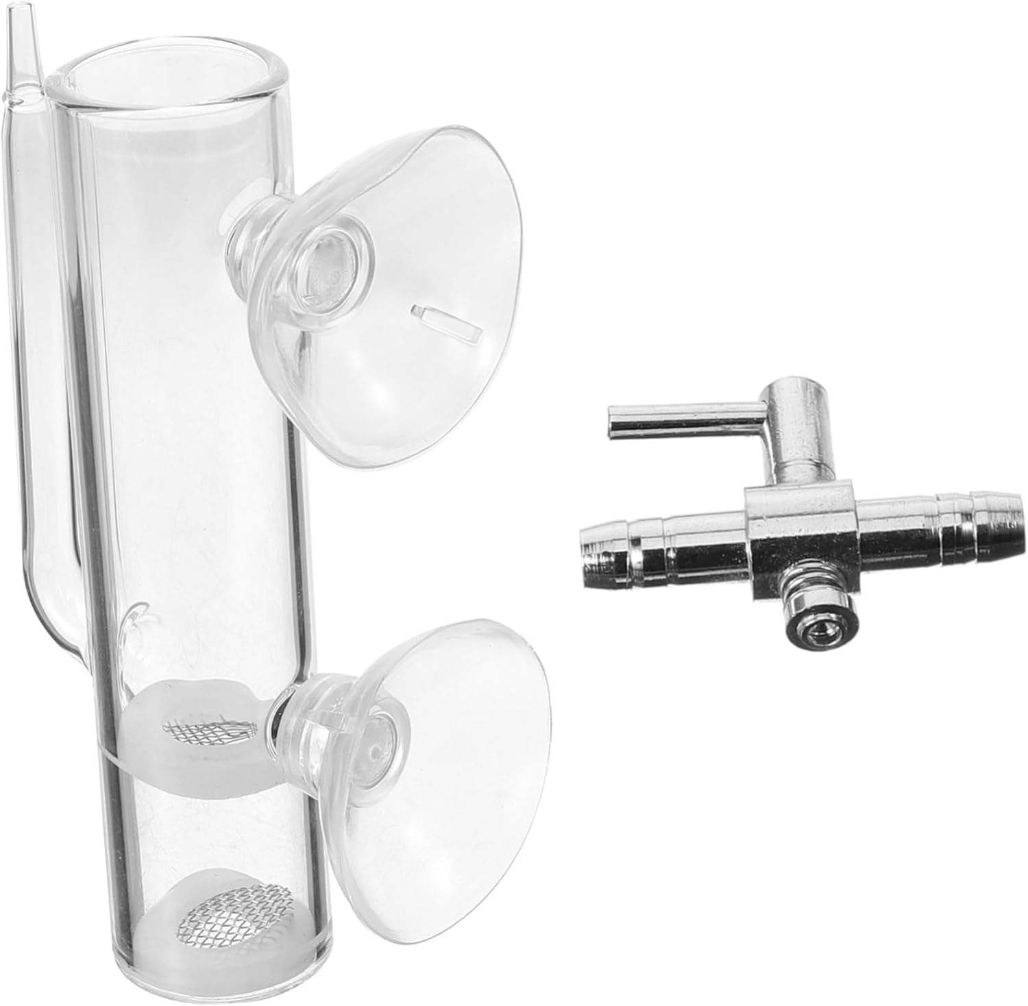 Garneck Shrimp Hatchery Box Glass Breeding Tank Shrimp Eggs Hatchery Isolation Case with Suction Cup Aquarium Fish Incubator Suitable for and Aquatic Pets Breeding image number 2